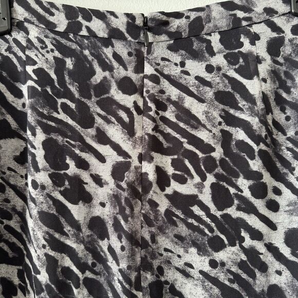 AllSaints Rhea Asymmetrical‎ Leopard Print Skirt Women's Size 6 - Picture 3 of 7